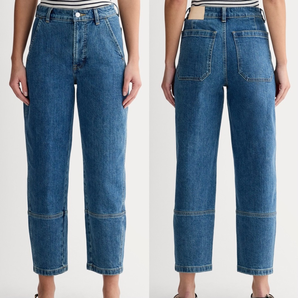 Everlane Women's Blue Flare & Wide Leg Jeans